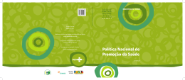 v.7 - Pol&iacute;tica Nacional de Promo&ccedil;&atilde;o da Sa&uacute;de
