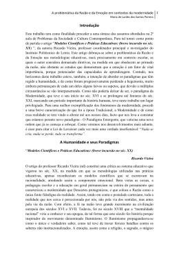 Introdu&ccedil;&atilde;o A Humanidade e seus Paradigmas