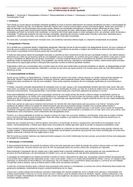 1. Introdu&ccedil;&atilde;o 2. Desigualdade e Pobreza 3. Re
