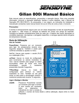 Gilian 800i Manual Básico