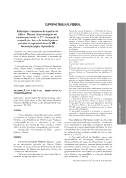 SUPREMO TRIBUNAL FEDERAL