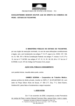 PROMOTORIA DE JUSTI&Ccedil;A DE PEIXE &ndash; TO