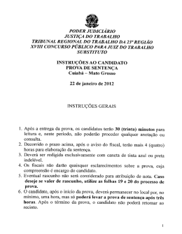 Concurso 2011.1 - Preparo Jurídico