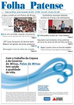 Folha Patense 19/11/2011(n&ordm; 969