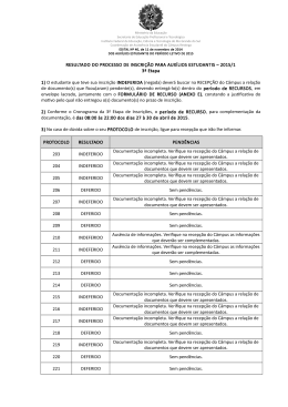 Resultado Preliminar