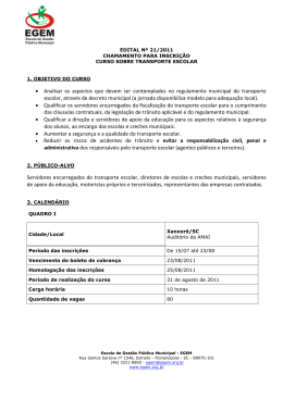 &bull; Analisar os aspectos que devem ser contemplados no