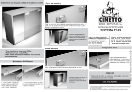 Instrução PS25.cdr - Cinetto do Brasil