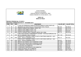 item qtd und descri&ccedil;&atilde;o valor unit valor total 1 50 jg