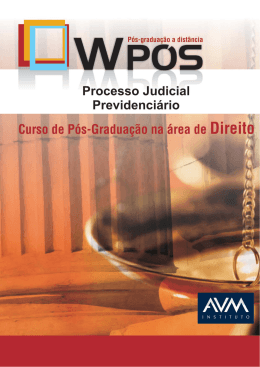 Processo Judicial Previdenci&aacute;rio.indd