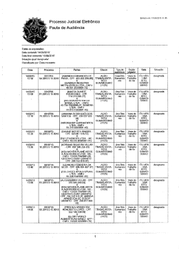 Processo Judicial E&scaron;etr&ocirc;nico