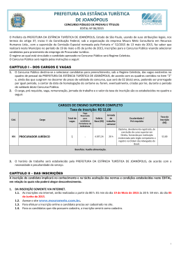 edital de abertura do concurso p&uacute;blico
