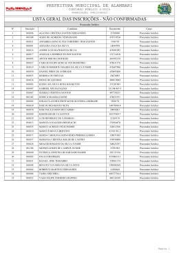 prefeitura municipal de alambari lista geral das