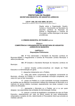 PREFEITURA DE PALMAS