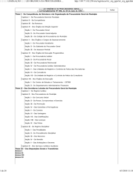 legisla&ccedil;&atilde;o - Prefeitura Municipal de Fortaleza