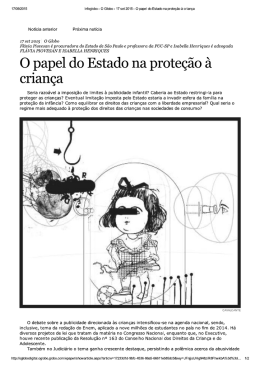 17 set 2015 O Globo Fláyia Piovesan e` procuradora do Estado de