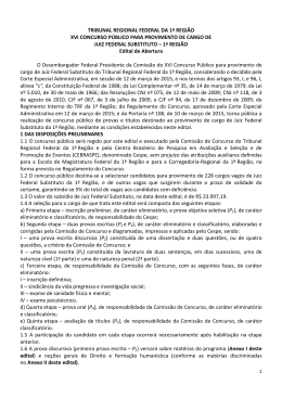 EDITAL ABERTURA XVI-publicado - CESPE / UnB