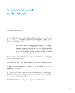5. No&ccedil;&otilde;es b&aacute;sicas da epidemiologia