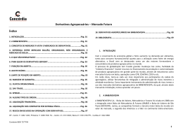 Derivativos Agropecu&aacute;rios &ndash; Mercado Futuro