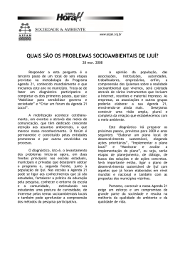 2008 / Aipan Quais são os problemas socioambientais de Ijuí?