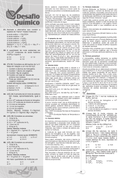 02. (Unesp 94) O limite máximo de concentração de íon