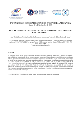 8&ordm; CONGRESSO IBEROAMERICANO DE ENGENHARIA MECANICA