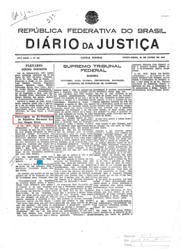 DIÁ - Supremo Tribunal Federal