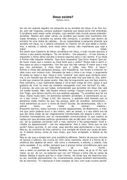 Deus existe?