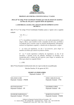 PROJETO DE LEI Nº /2008 - Assembléia Legislativa do Estado do
