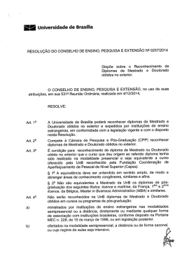 Resolu&ccedil;&atilde;o do CEPE n. 0257/2014