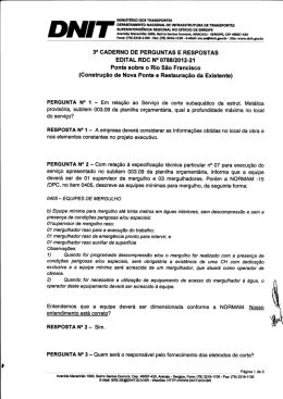 3&ordm; Caderno de Perguntas e Respostas - RDC n&ordm; 788/2012-21