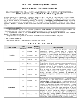 EDITAL N&ordm; - Instituto Mais