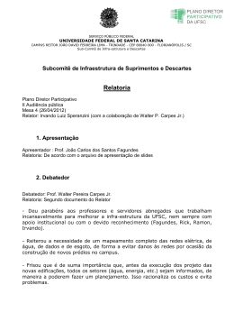 Leitura Técnica Preliminar do Campus (25