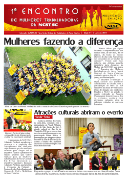 Jornal primeiro encontro Mulheres 1