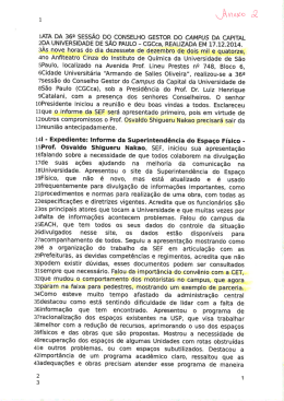 ata da reunião do CG que deliberou sobre a questão