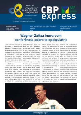 CBP Express 04 - Congresso Brasileiro de Psiquiatria