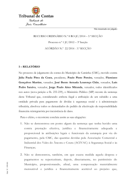 Acórdão nº 22/2014 - 3ª S