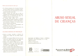 Abuso Sexual de Crianças