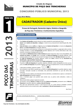 CADASTRADOR - TIPO 1