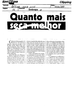 Quanto mais seca melhor