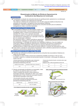 Dissemina&ccedil;&atilde;o do M&eacute;todo da Efici&ecirc;ncia Operacional do Combust&iacute;vel