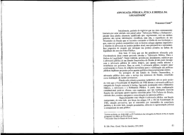 advocacia p&uacute;blica, &eacute;tica e defesa da legalidade