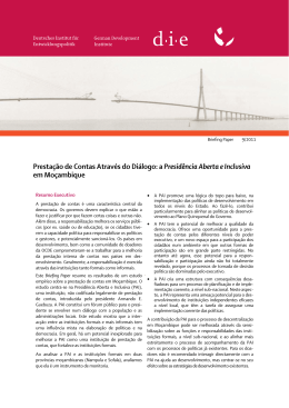Presta&ccedil;&atilde;o de Contas Atrav&eacute;s do Di&aacute;logo