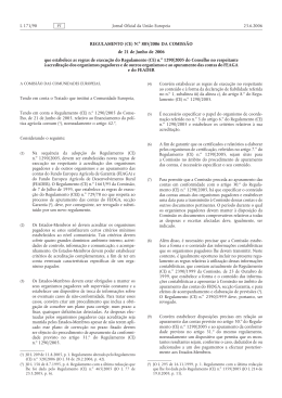 (CE) n&deg; 885/2006