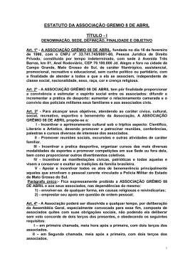 estatuto do gremio do 1&ordm; batalhao de policia militar