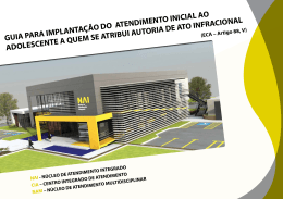 Guia para implanta&ccedil;&atilde;o do atendimento ao adolescente a quem se