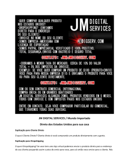 JM DIGITAL SERVICES / Mundo Importado Direto dos Estados