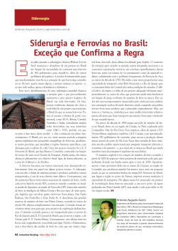 Siderurgia e Ferrovias no Brasil