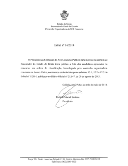PGE-GO - Resultado Final