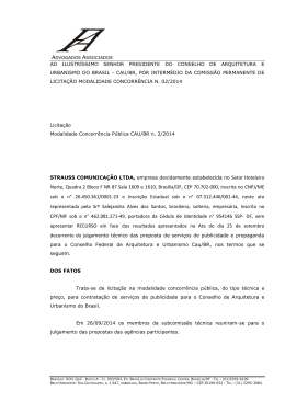 AO PRESIDENTE DO CONSELHO FEDERAL DE