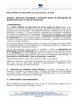 Fevereiro de 2015 Monografia Qualifica&ccedil;&atilde;o